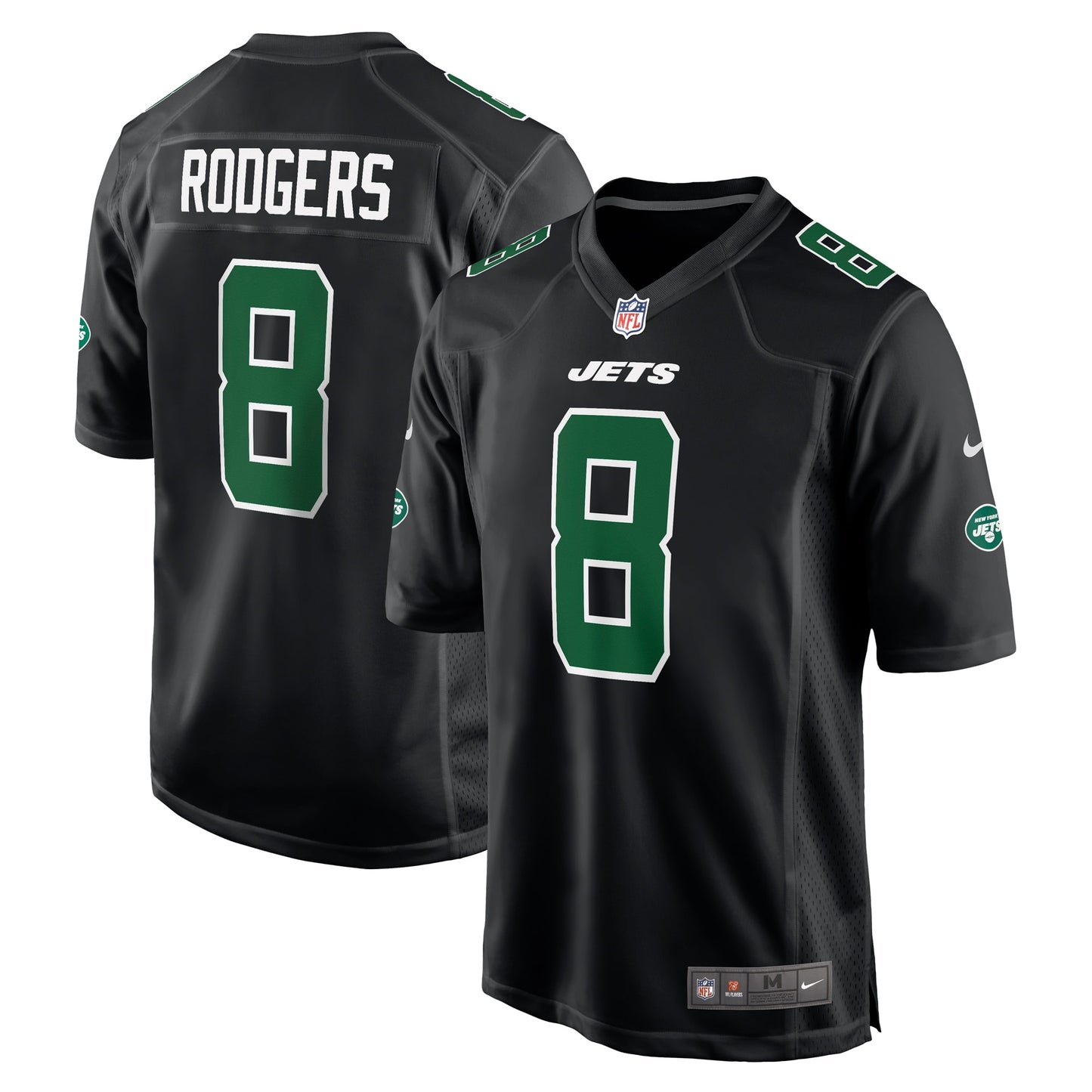 Aaron Rodgers New York Jets Nike Fashion Game Jersey - Black