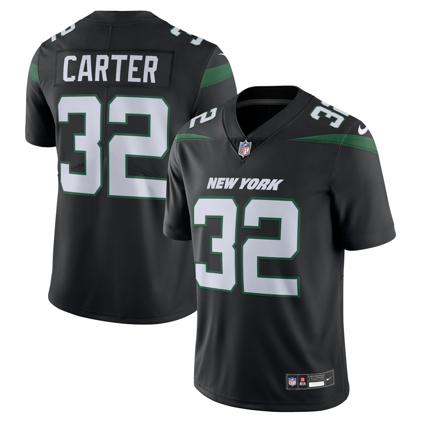 Michael Carter New York Jets Nike  Vapor Untouchable Limited Jersey - Black