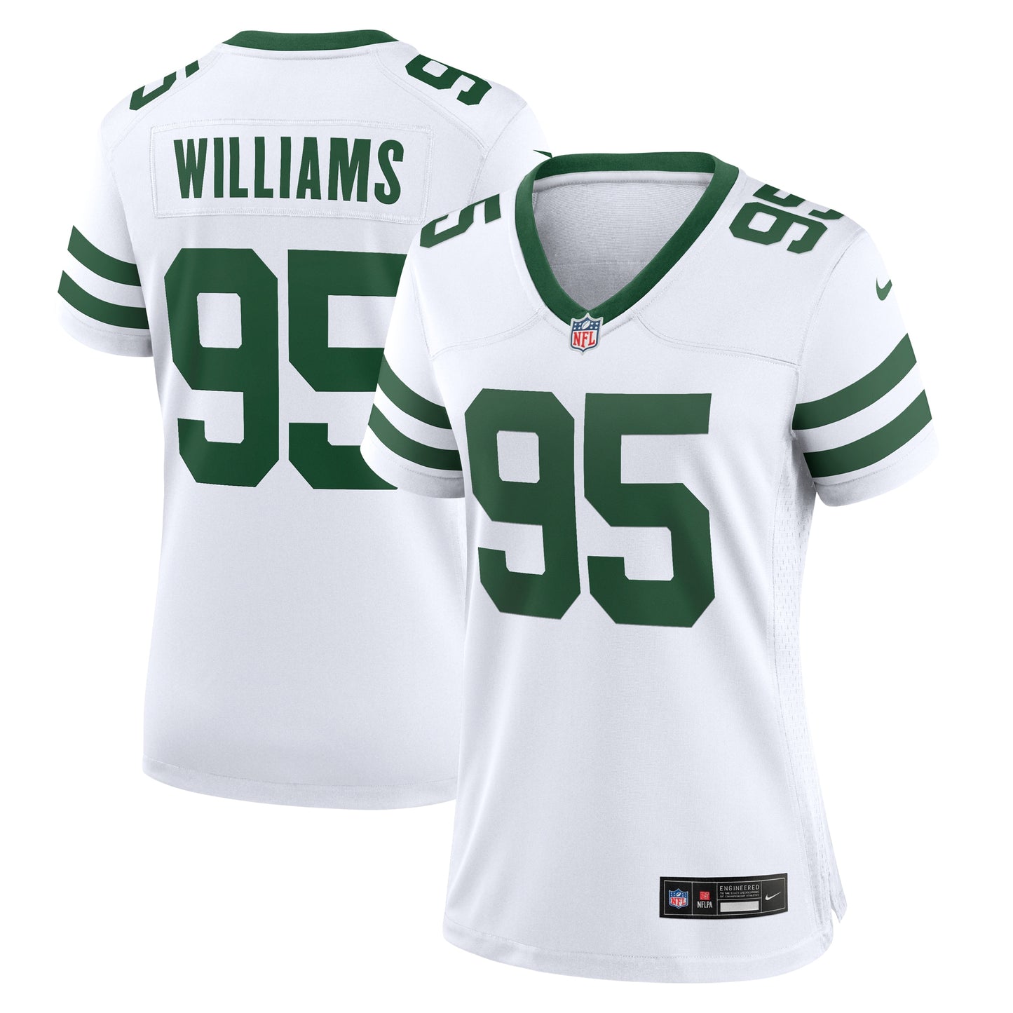 Quinnen Williams New York Jets Nike Women's Legacy Player Game Jersey - White