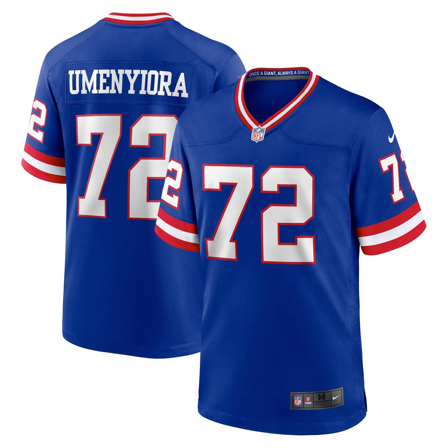 Osi Umenyiora New York Giants Nike Classic Retired Player Game Jersey - Royal